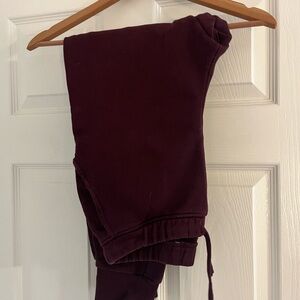 Women’s Maroon Jogger Pants